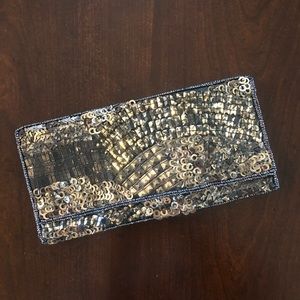 Bronze Sequin Clutch